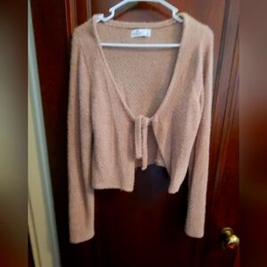 Tie Front Hollister Cardigan- Size Large